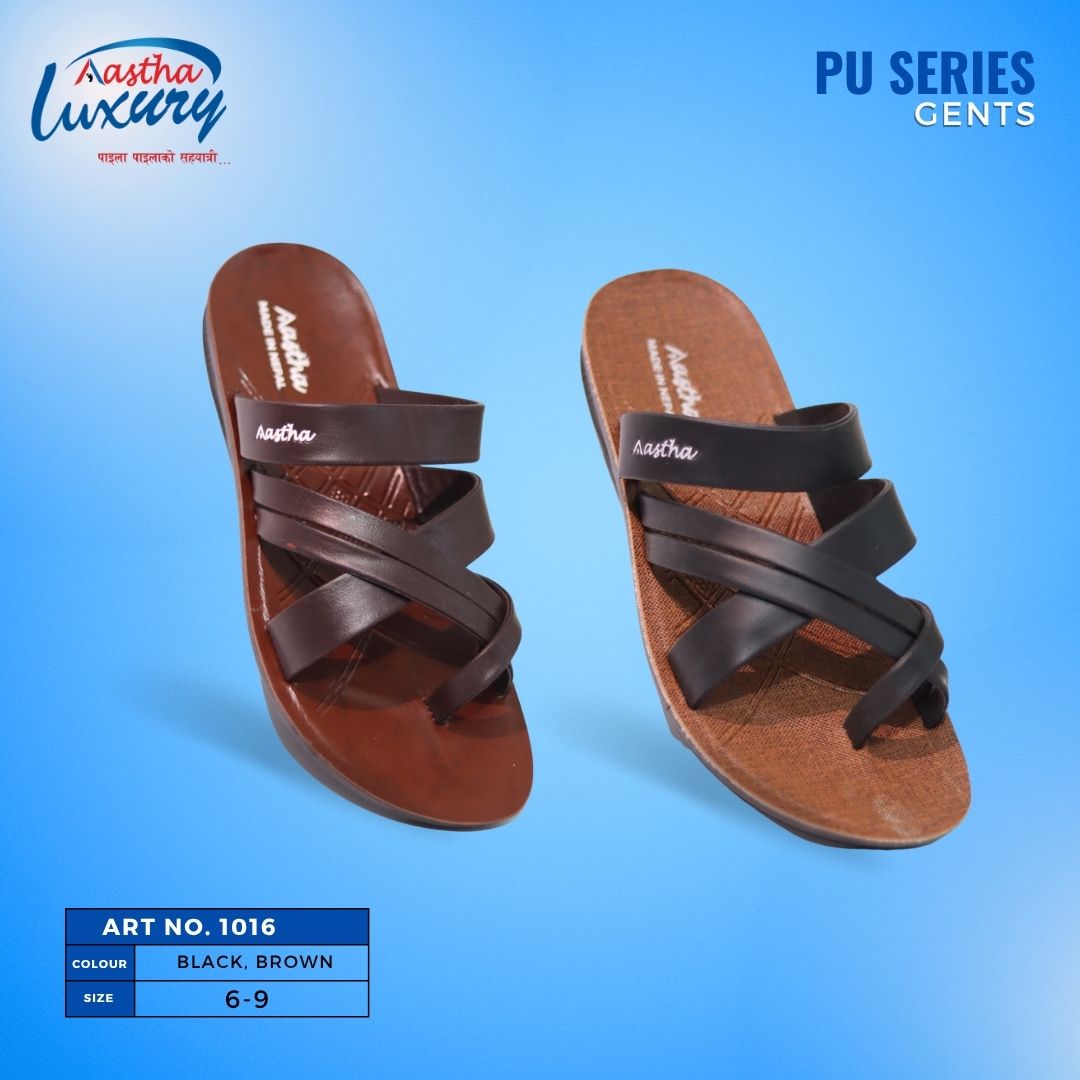 PU Striped Office Sandle view 2